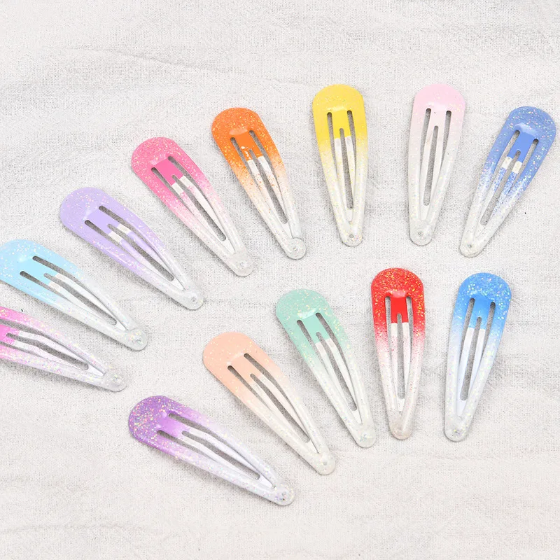 

20pcs Baby Girls BB Clips Candy Color Hair Clip 5cm Kids Snap Hairpins Women Metal Barrettes Hair Accessories Hairgrips Headwear