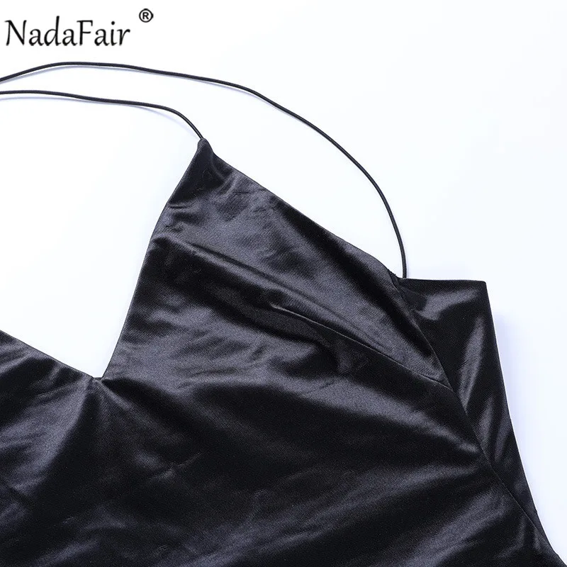 Платье-комбинация Nadafair женское атласное пикантное Элегантное Шелковое Вечернее