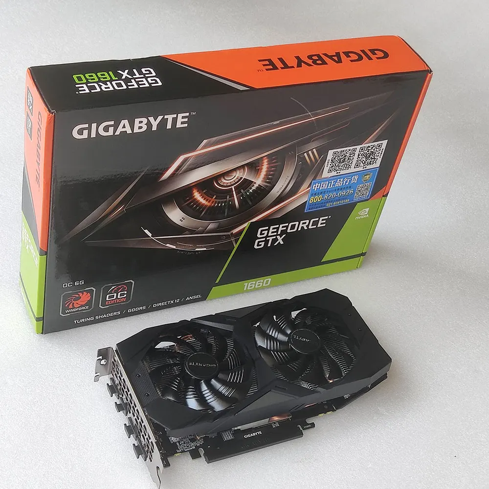 

New GIGABYTE GTX 1660 OC 6G GDDR5 192-bit Graphics Card GTX1660
