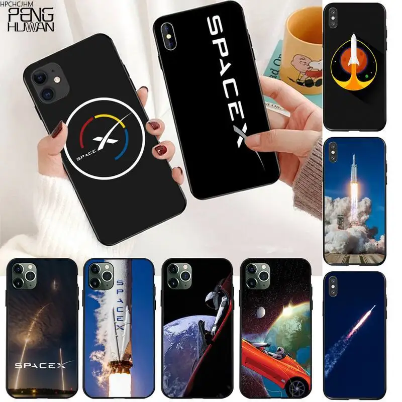 HPCHCJHM spacex логотип шикарный милый чехол для телефона iPhone 11 pro XS MAX 8 7 6 6S Plus X 5S SE 2020 XR