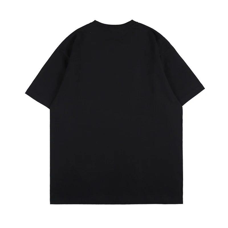 

Men's Cotton Summer T-Shirt PEOPLE Print Casual Black Color Fashion Top