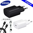 Адаптер для быстрой зарядки Samsung Note 10 Pro, USB 3,0 Тип C, кабель 1 м для Galaxy S20 Ultra S20 S8 S9 S10 Plus