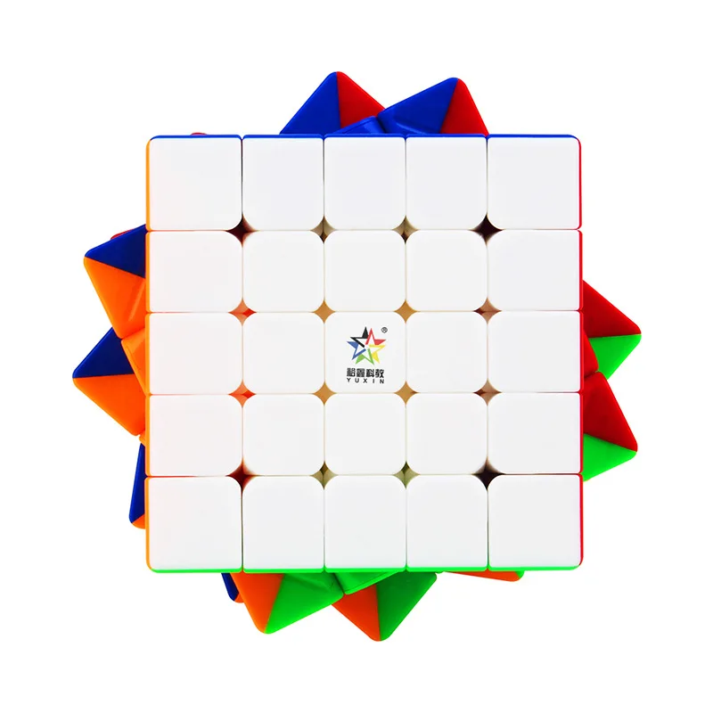 YuXin HuangLong 5x5 Магнитный магический куб Твист Головоломка Cubo magico 63 мм новая упаковка развивающие игрушки