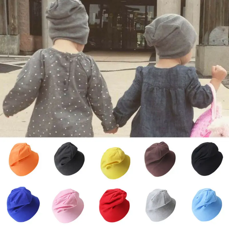 2020 Baby Stuff Accessories Toddler Newborn Kids Boy Girl Infants Cotton Soft Warm Santa Hat Beanie Cap Solid Hats | Детская одежда и