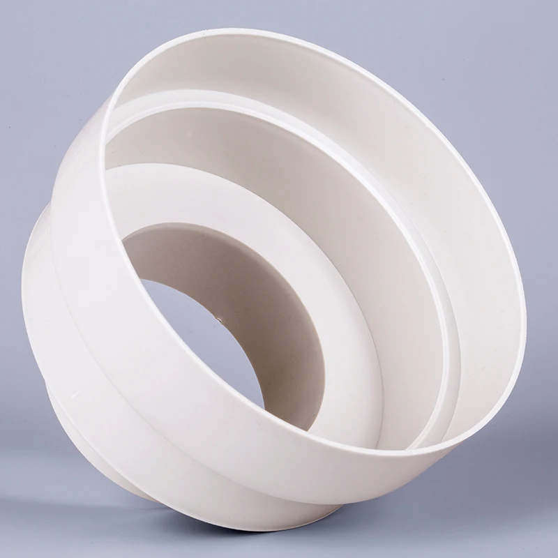 Пластиковый фитинг для соединения труб прямой Редуктор воздуховода расширитель