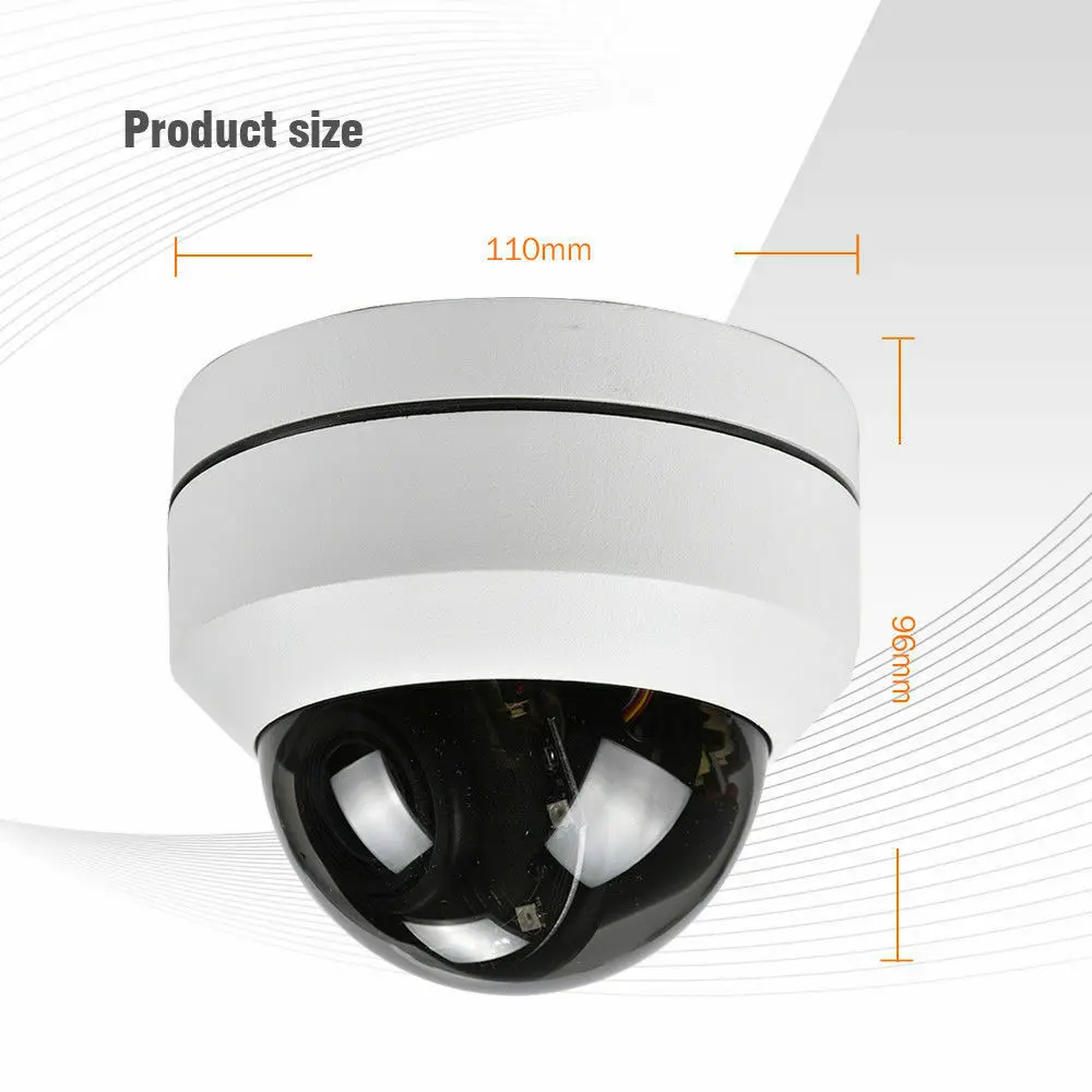 Наружного видеонаблюдения AHD 5MP купольная PTZ Камера 4x зум домашней безопасности CVI