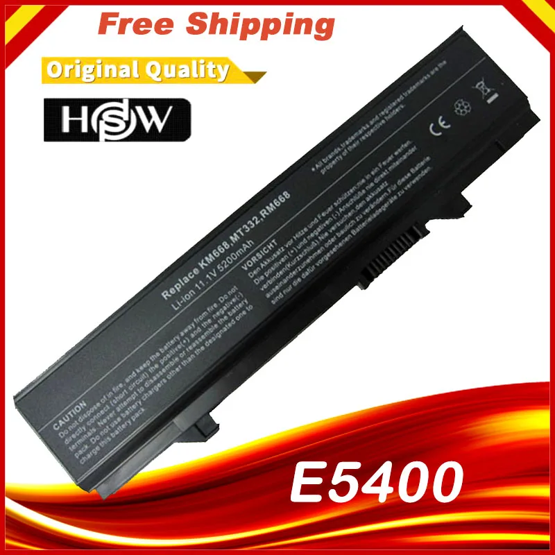 HSW специальный новый 6 ячеек Аккумулятор для ноутбука Dell широта E5400 E5500 E5410 E5510 KM668