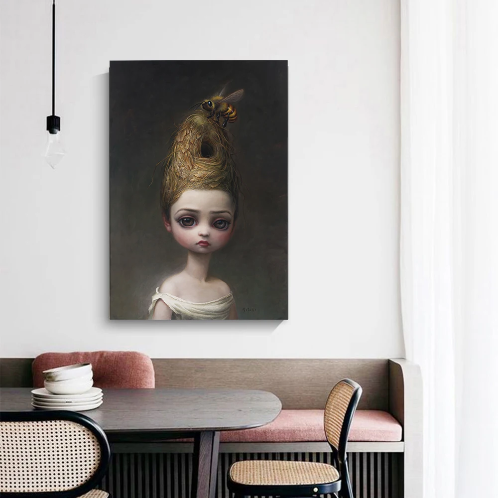 Цитон Mark Ryden Queen Bee Canvas картина маслом на холсте постер современное настенное