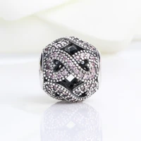 authentic 925sterling silver beads new creative unlimited pink fashion beads fit original pandora bracelet for women diy jewelry