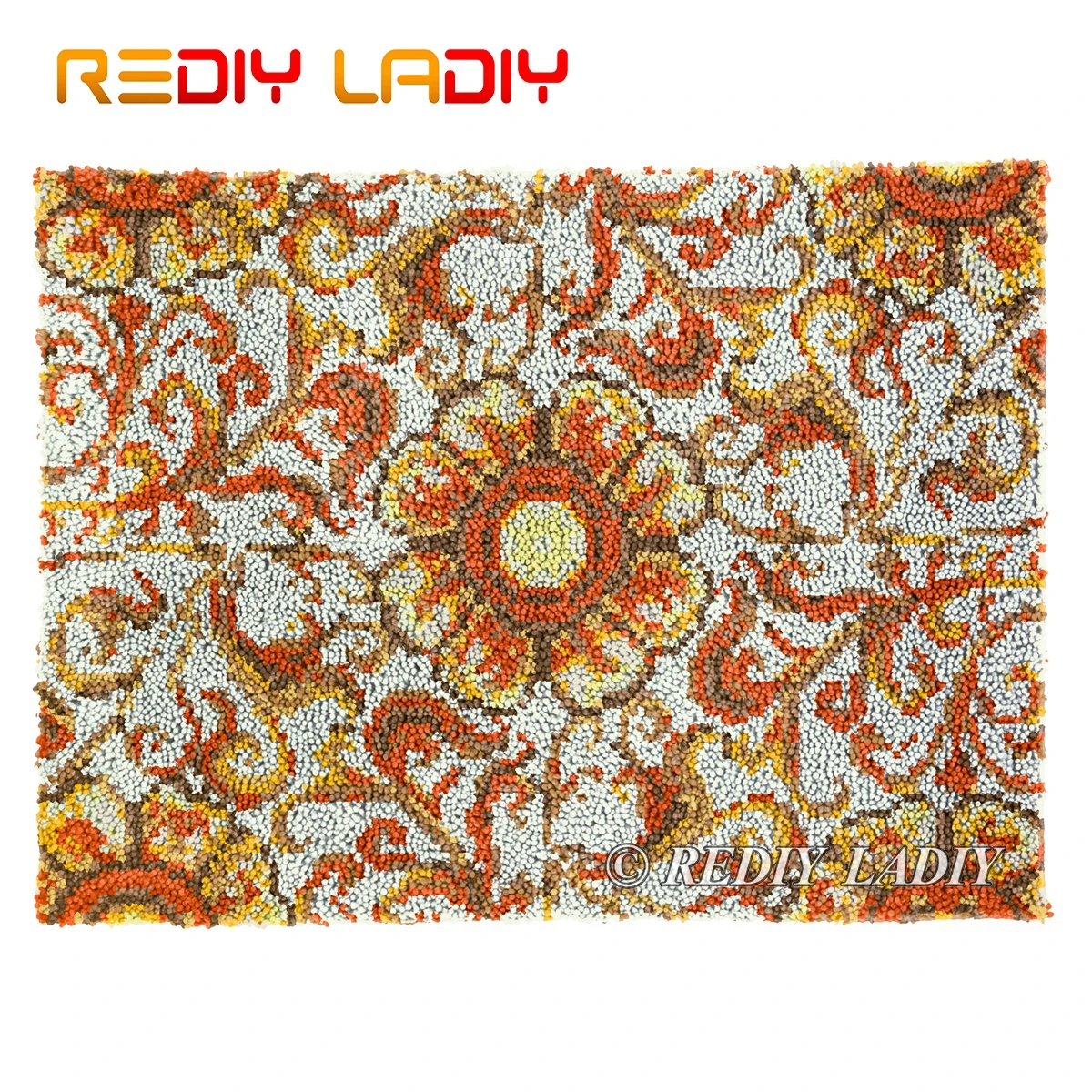 

Latch Hook Kits DIY Carpet Rug Geometric I Plush Wall Tapestry Kits Crochet Floor Mat Thick Yarn Cushion Arts & Crafts 81*61cm