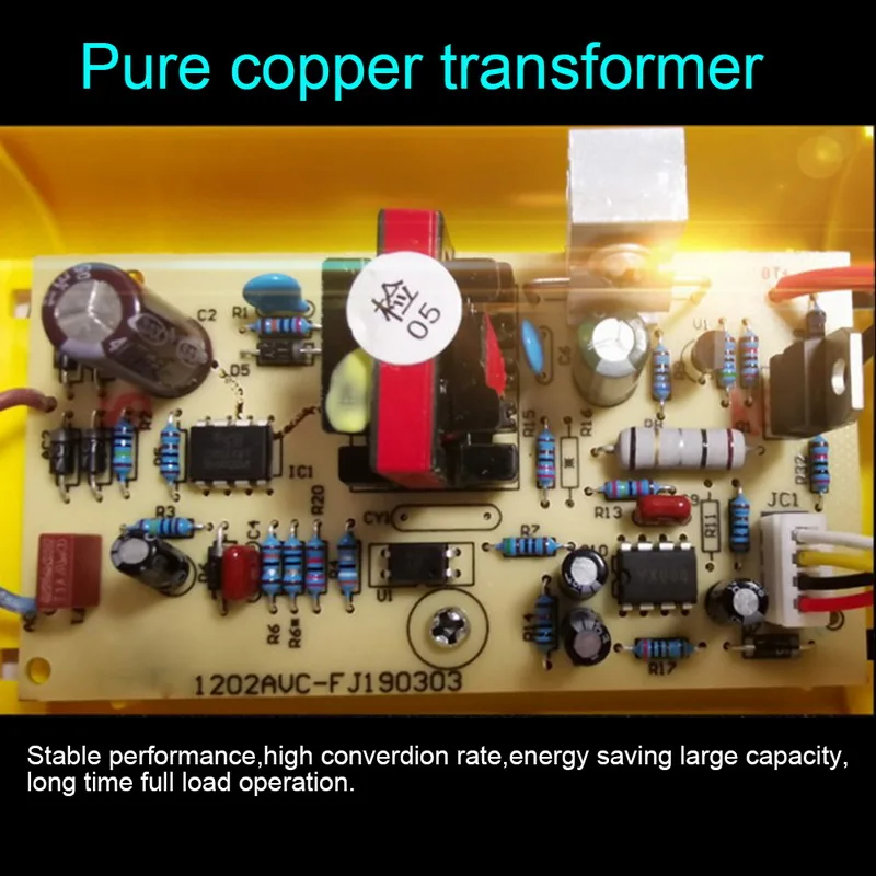Умное зарядное устройство портативное для автомобиля лодки газонокосилки