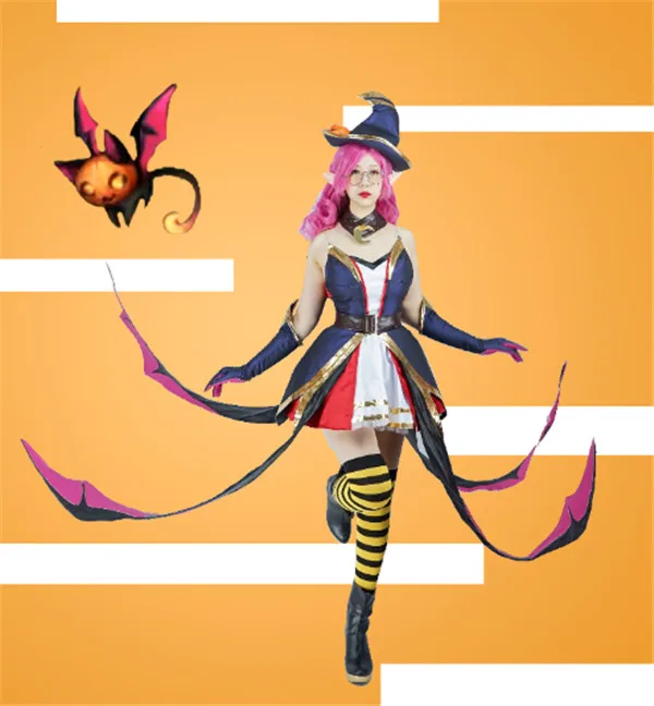 Предпродажное сексуальное платье LOL Fury of the storm Janna на Хэллоуин Женский костюм для