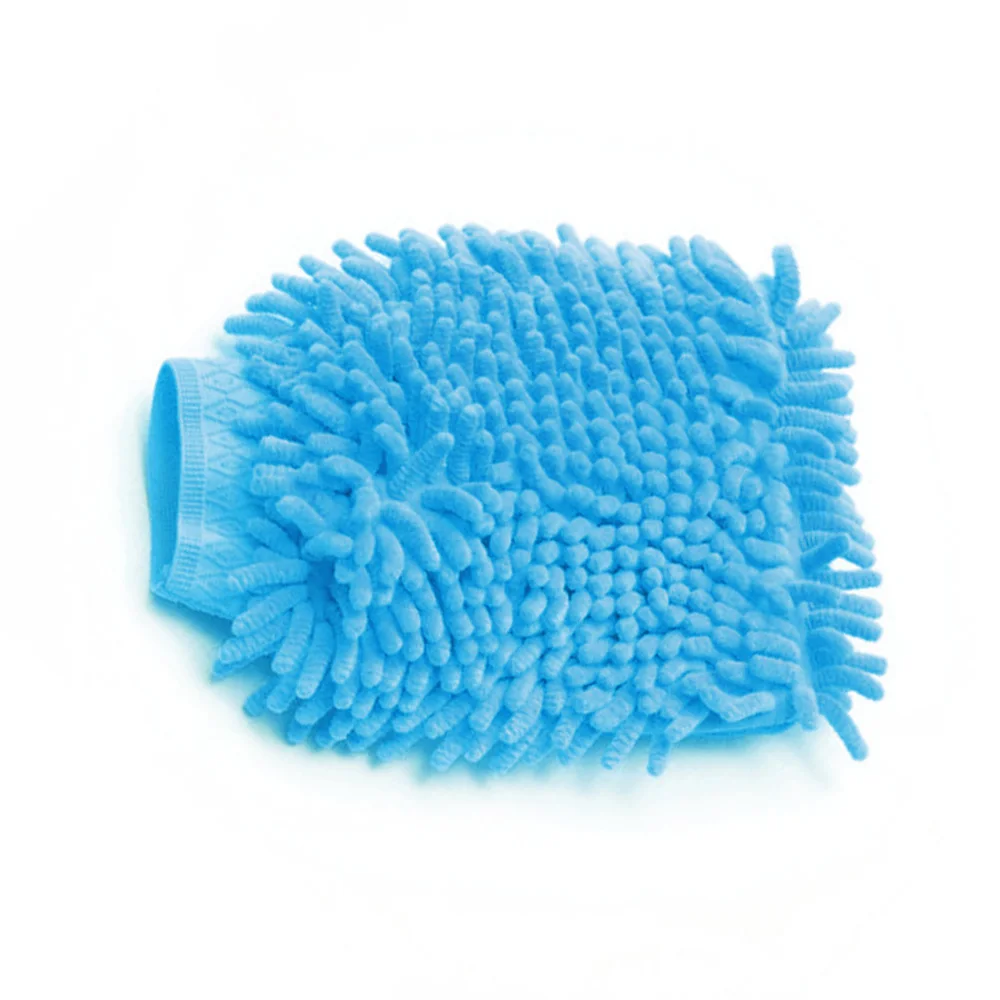 1х перчатки из микрофибры для ухода за автомобилем кухонные бытовые моющие