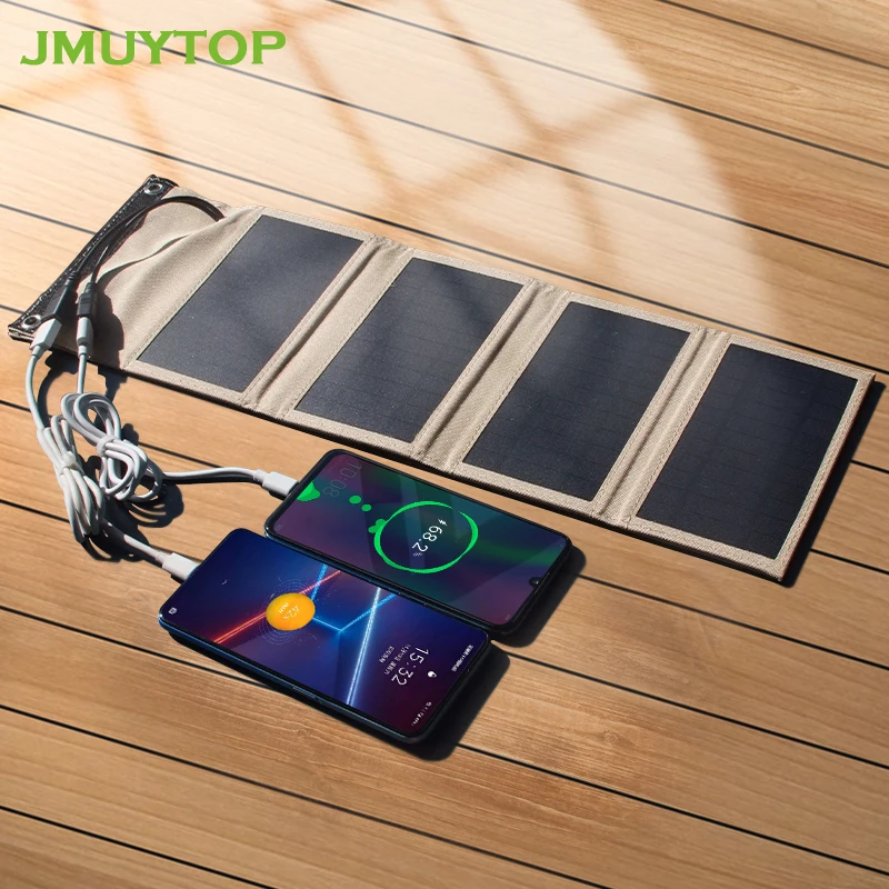 Походная Водонепроницаемая солнечная панель 5 в 7 Вт для Iphone Samsung внешний
