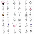 4 шт.лот Новая коллекция подвески из стерлингового серебра 925 пробы комбинированные для свадебных украшений