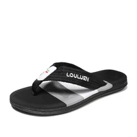 2021 new arrival summer men flip flops high quality beach sandals anti slip zapatos hombre casual soft bottom beach shoes cheap