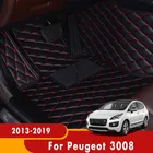 Автомобильные 3d ковры, коврик, напольный коврик, Автомобильный декоративный автомобильный коврик для салона Peugeot 3008, 2013, 2014, 2015, 2016, 2017, 2018, 2019