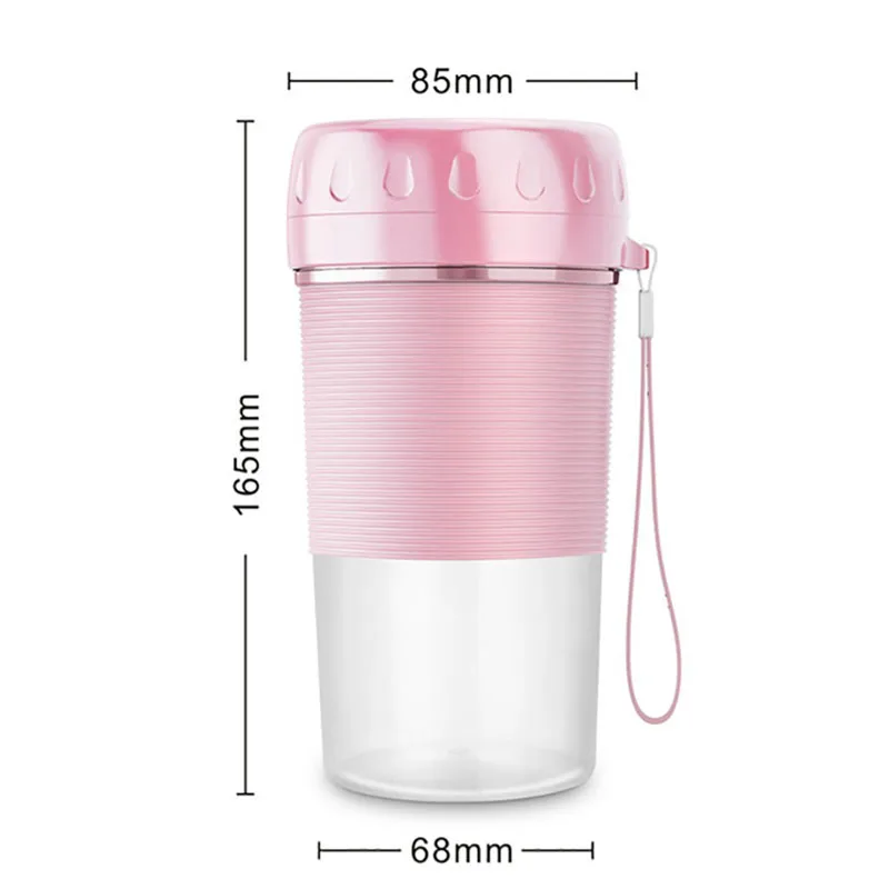 

Portable Juicer Electric USB Rechargeable Fruit Smoothie Blender Mini Juice Maker Fast Food Processor Multifunction Mobile Mixer
