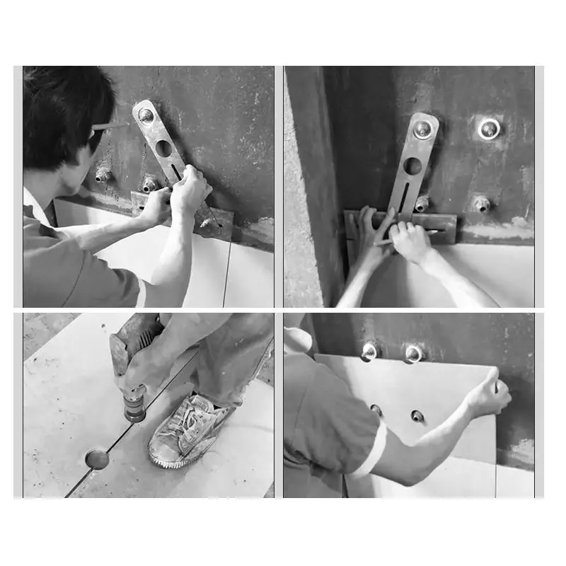 Многоугловая линейка шаблон для измерения углов инструмент кирпичная плитка