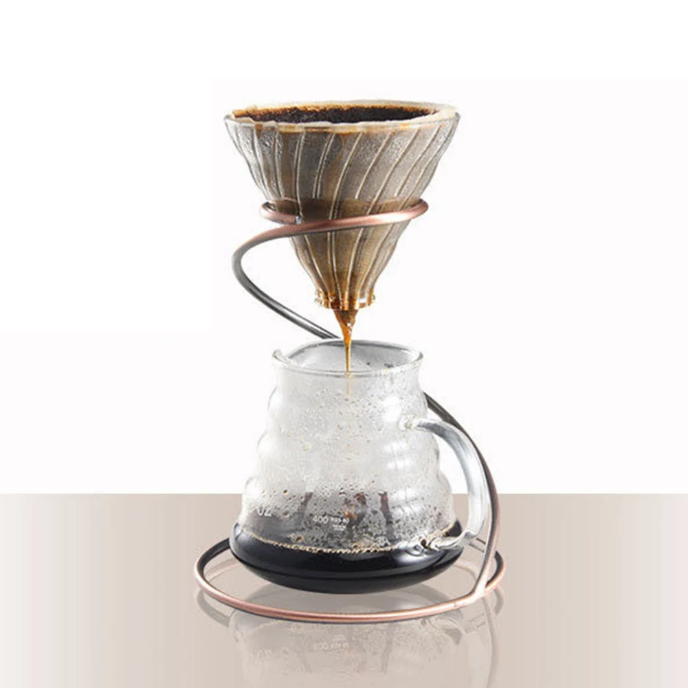 

Manual Brewed Coffee Filter Cup Holder Hand-washed Home Kitchen Bar Coffee Pour Over Drip Tea Leaf Stand Rack