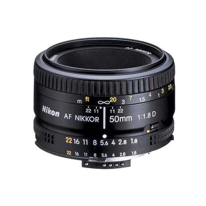 Б/у объектив Nikon 50 мм фотообъектив AF/1.8D Nikkor Дизайн объектива D типа|Объективы для