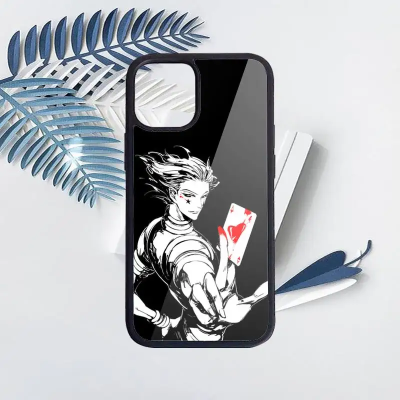 

Hisoka Hunter x Anime Phone Case PC for iPhone 11 12 pro XS MAX 8 7 6 6S Plus X 5S SE 2020 XR Luxury brand shell funda