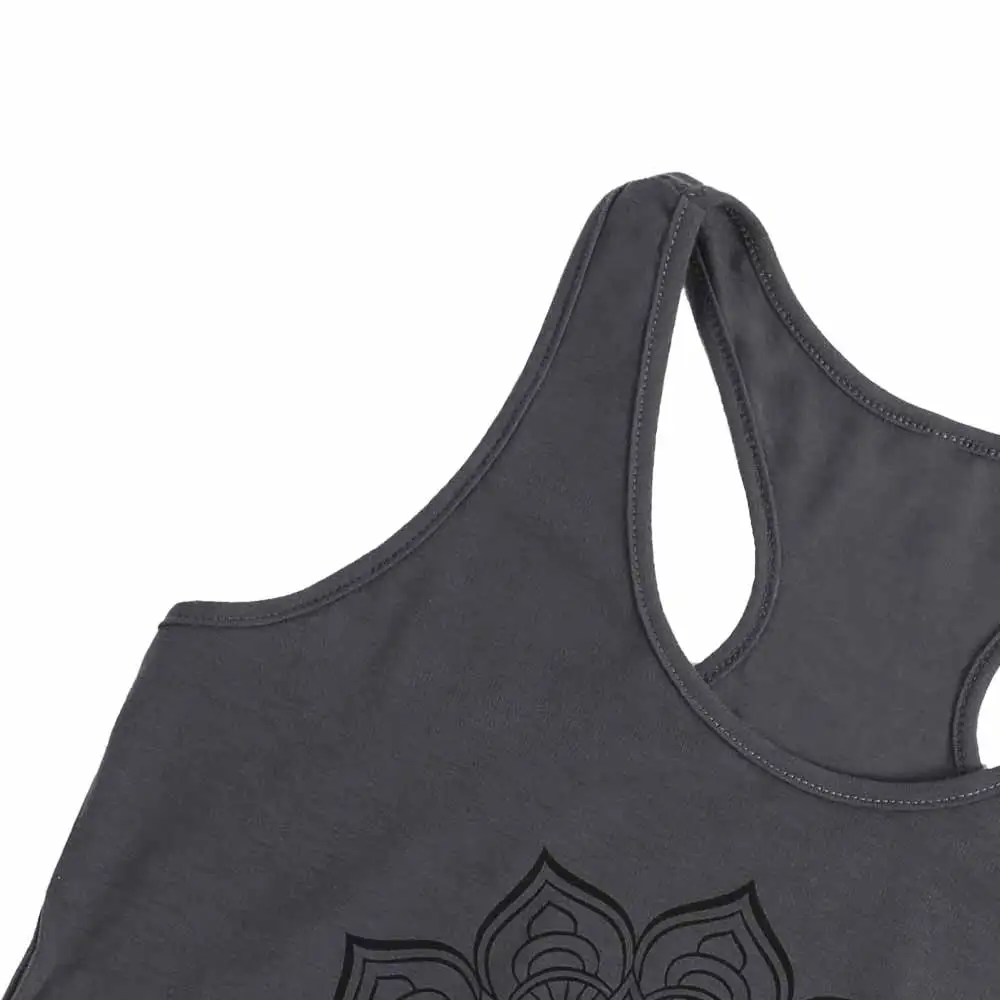 Женская Мандала Печатный Майка Без Рукавов Жилет Летний Графический Футболка