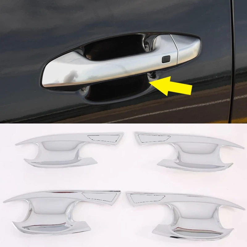 4 шт. хромированные накладки на дверные ручки для Kia Seltos 2019 2020 ABS|Лепнина интерьера|