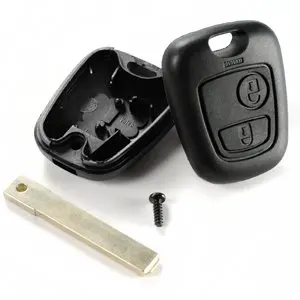 Оболочка ключ плап для дистанционного автомобиля Peugeot 207 307 407 107 SW 308 2 fob кнопки