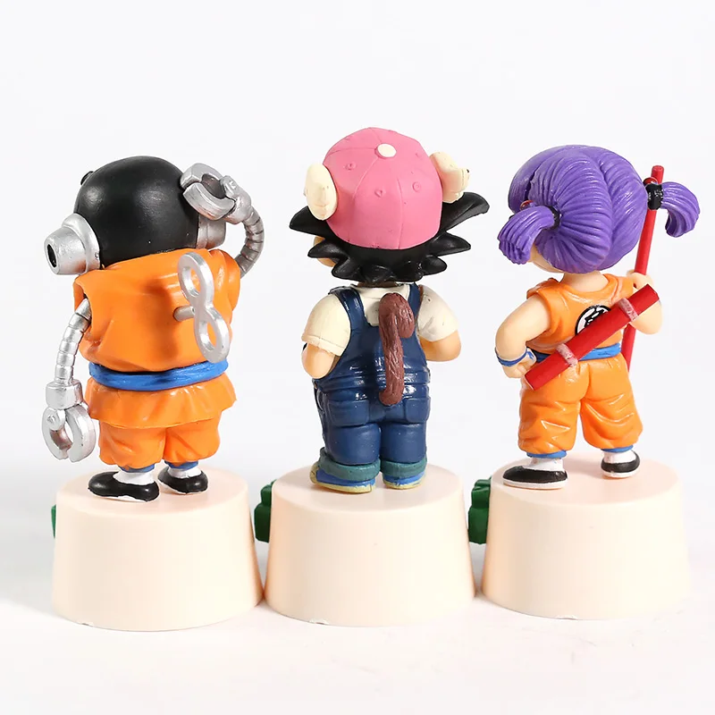 Dragon Ball 30th Ichiban kuji F Prize Arale Nori Toriyamaro обезьяна Кин ПВХ Фигурки игрушки 3 шт./компл