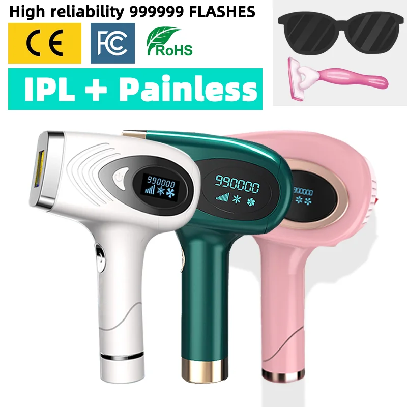 Безболезненный лазерный эпилятор IPL удаление волос для женщин фотоэпилятор