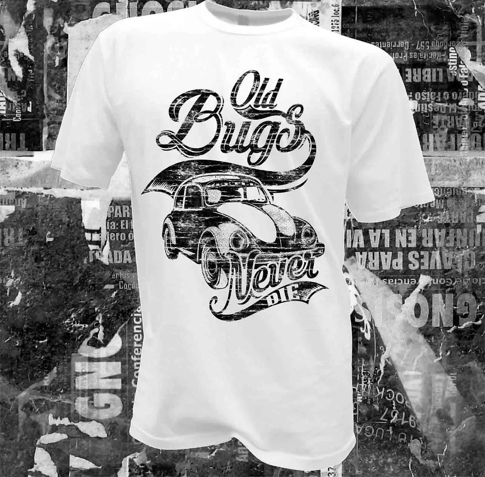

Fashion 100% Cotton Slim Fit Top Short Sleeve Hipster T Shirt Beetle Meet Fans Samba T1 T2 T3 Car Tee shirts Custom