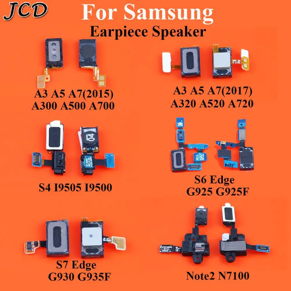 JCD наушники для Samsung Galaxy S4 I9500 A3 A5 A7 A320 S6 S7 Edge G925 G930 Note2 N7100|Шлейфы мобильных