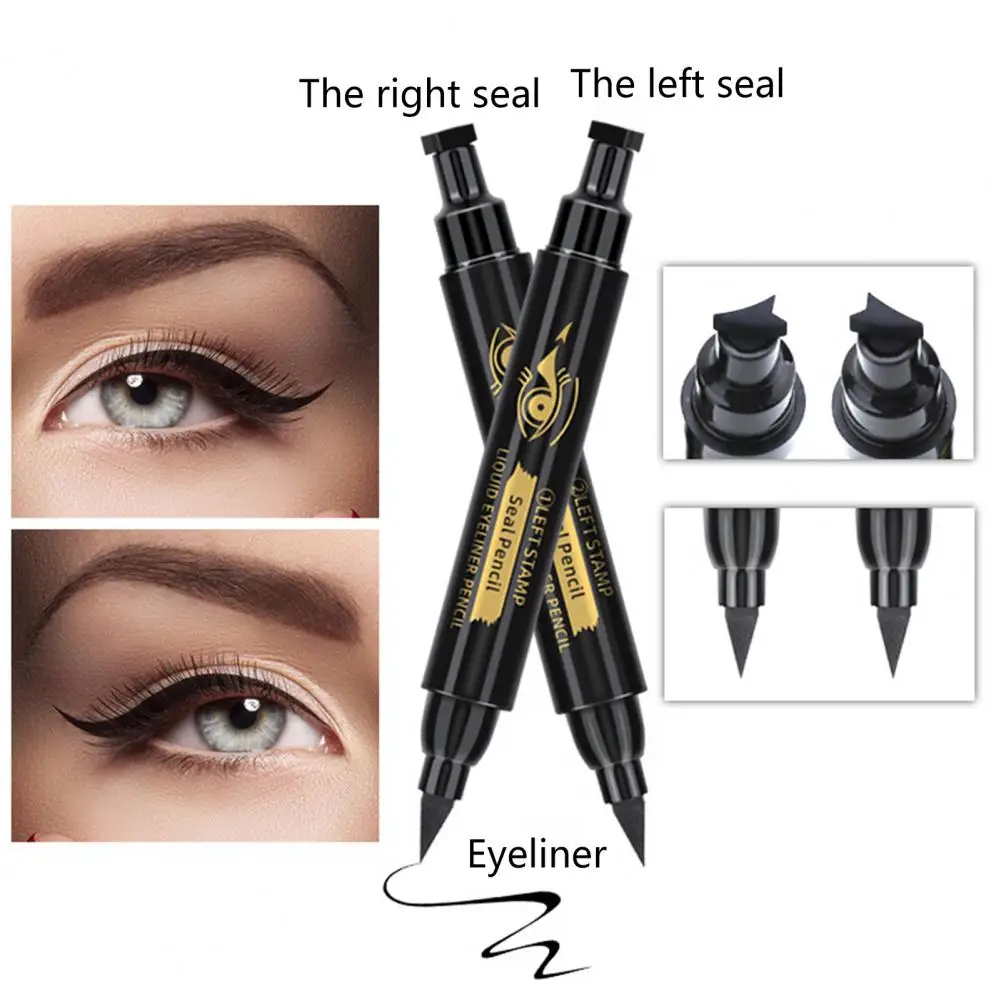 

2Pcs Eyeliner Stick Useful Soft Tip Non-Stick Chic Lasting Women Eye Liner for Women Eye Liner Eyeliner Pencil