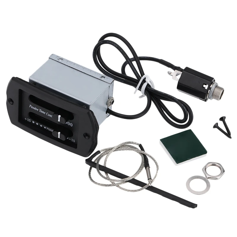 ГОРЯЧАЯ HG Акустическая гитара пассивный тон и регулятор громкости эквалайзер