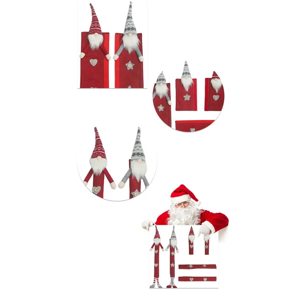 6 шт./комплект вязаные перчатки без запаха | Новогодние гирлянды-растяжки