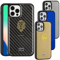 luxury carbon fiber glossy shockproof case for iphone 13 12 pro max samsung galaxy s21 ultra gold gorilla grain armor back cover
