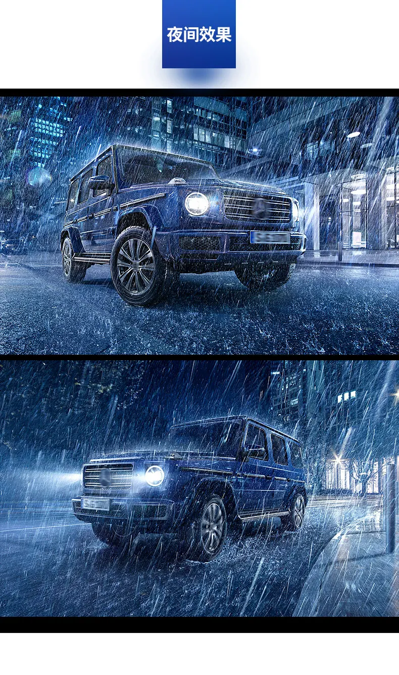 DY_L автомобильный Стайлинг для Benz W463 G350/G500/G55/G63 полный светодиодный фары Полный светодиодный корпус передней фары светодиодный бифокальный объектив