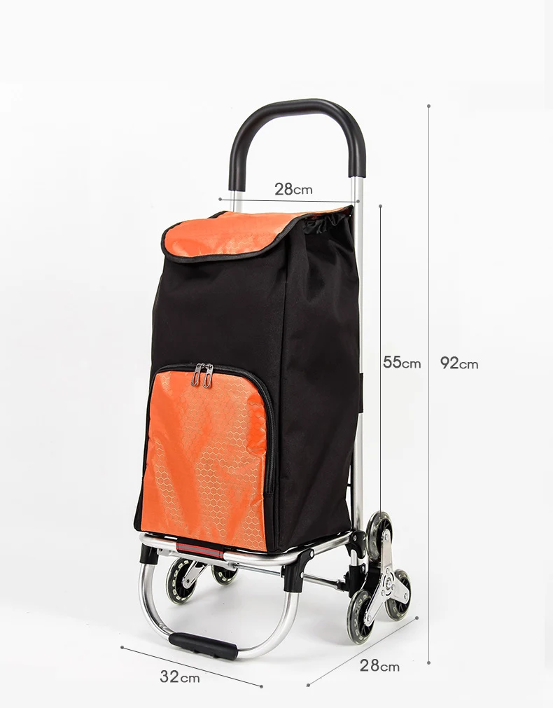 Складная корзина для супермаркетов портативная тележка лестницы и скалолазания