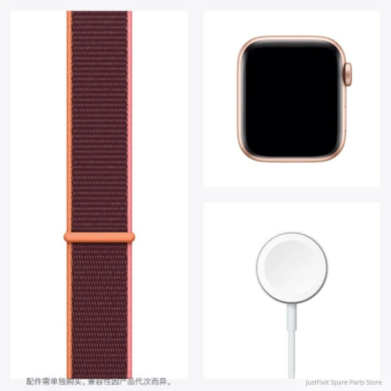 

New Apple Watch SE GPS + Cellular 40MM/44MM Aluminum Case with Sport Loop Band Remote Smartwatch LTE iwatch SE