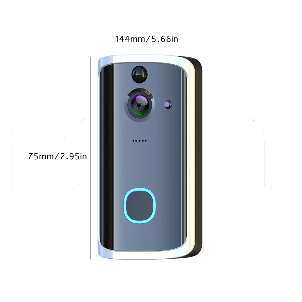 

Wireless Motion Detection Home Security WiFi Visual Doorbell Camera Two-way Intercom Night Vision Doorbell Move Detection