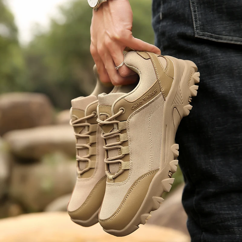 Мужские горные треккинговые кроссовки размера плюс 48 дышащие для кемпинга