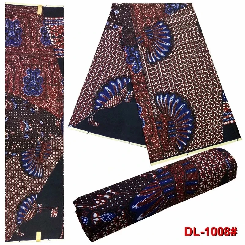 Африканский настоящий воск из Анкары Ткань 6 ярдов для шитья материал модный