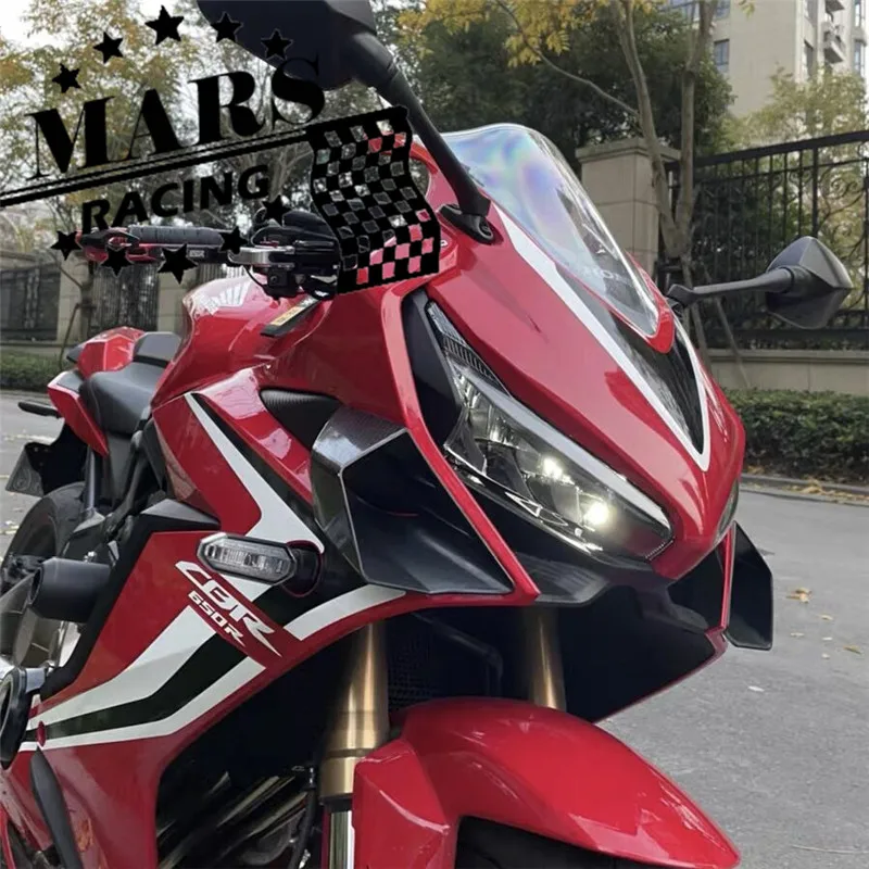 Передсветильник фара мотоцикла Cowl Side Winglet Wind Fin Спойлер отделка Крышка для Honda CBR650R
