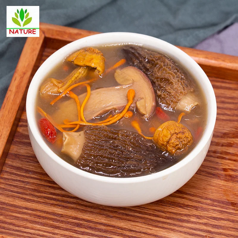 

White Boletus Porcini Slices Dried Wild Mushroom