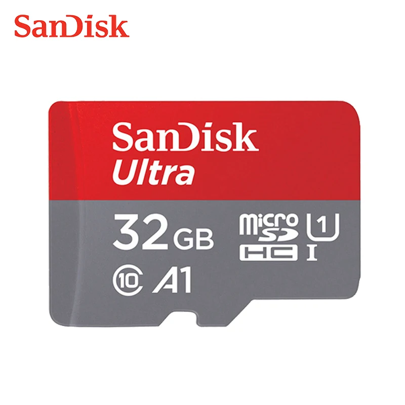 Двойной Флеш-накопитель SanDisk micro SD Card 64 Гб 128 100 МБ/с. 32 ГБ класс 10 A1 SDXC Ultra SDHC