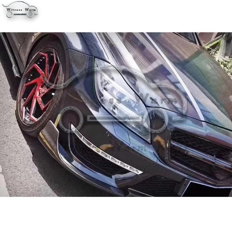 Для Mercedes Benz CLS Class W218 CLS350 CLS63 бампер AMG углеродное волокно передний спойлер