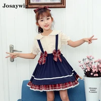 2021 new style summer kids dress for girls baby party dress for kids teenager a line casual strap dress girl princess vestidos