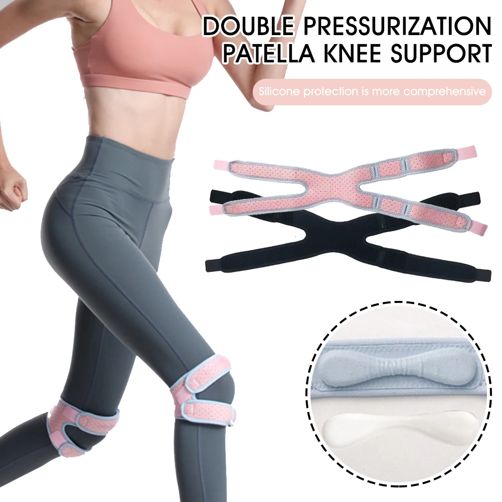 

Outdoor Sports knee pads Adjustable Brace Support Belt Band Joint Protector for Outdoor Running Arthritis Tendonitis Pain Relief