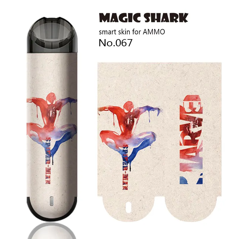 Волшебная Акула Marvel DC Супермен Человек паук Железный человек Бэтмен Халк футляр